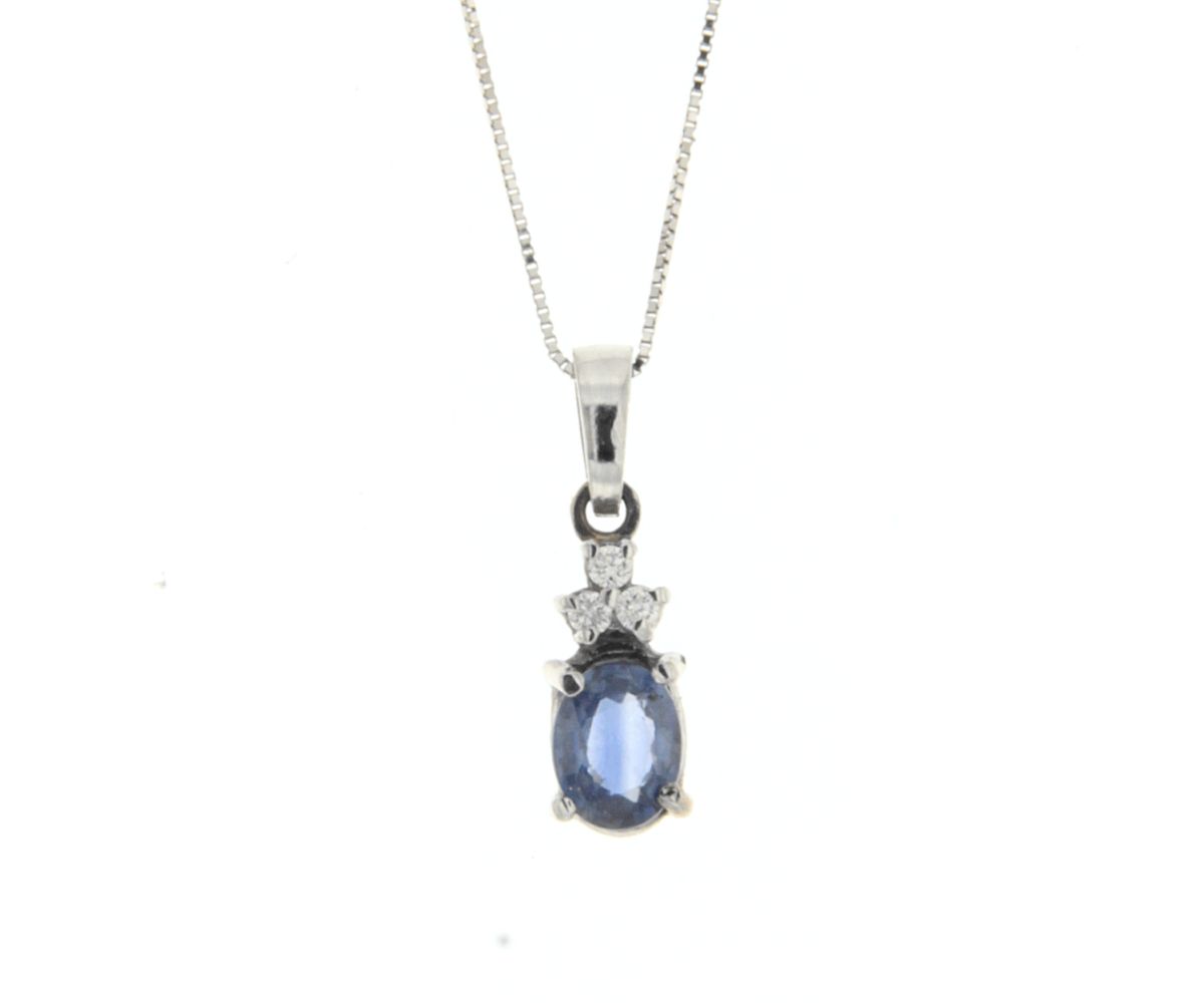 Zaffiro blu collana cheap